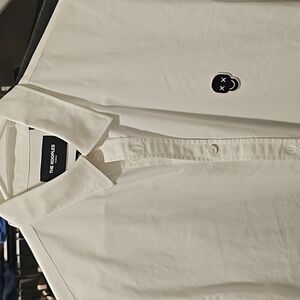 Kooples relaxed dress shirt medium white button down